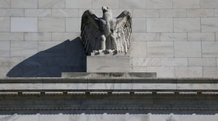 FILE PHOTO: Federal Reserve Board Building On Constitution Avenue Is Pictured In Washington