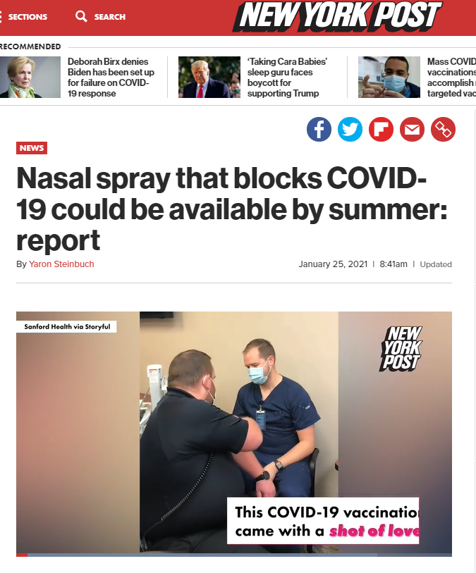 COVID-19 UPDATE: ND and SD BARELY have any cases now. If equities 2021 are bonds of 2011, then P/E goes to 33X???!!!