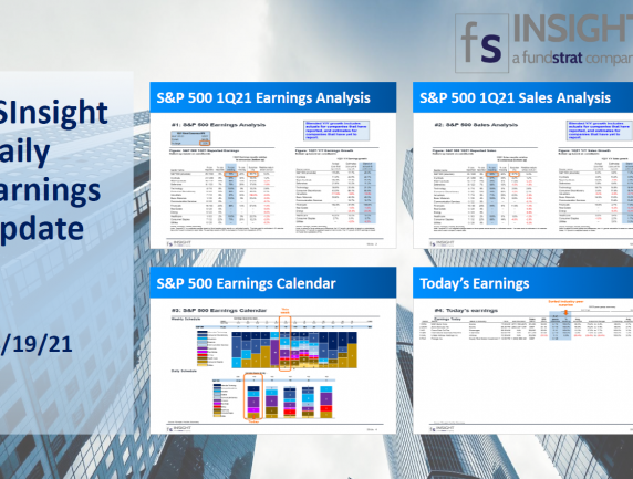 FSInsight 1Q21 Daily Earnings Update – 04/19/2021