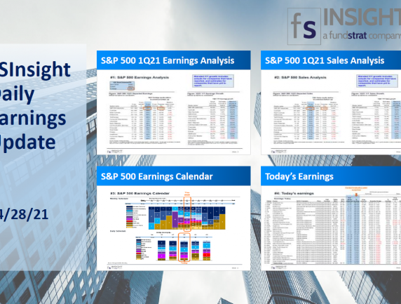 FSInsight 1Q21 Daily Earnings Update – 04/28/2021