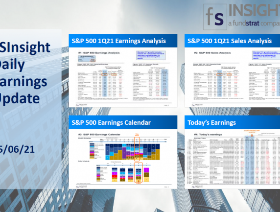 FSInsight 1Q21 Daily Earnings Update – 05/06/2021