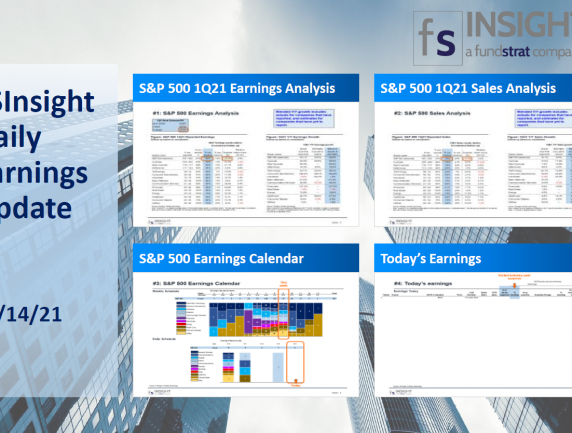 FSInsight 1Q21 Daily Earnings Update – 05/14/2021