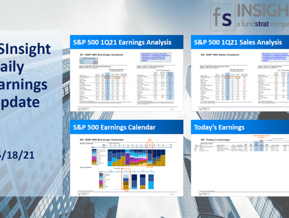 FSInsight 1Q21 Daily Earnings Update – 05/18/2021