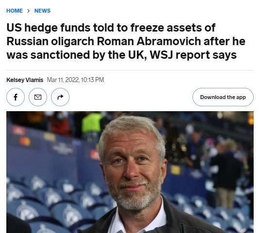 Is Russian oligarch money the reason equities are pricing in >50% recession odds vs high-yield only 17%?