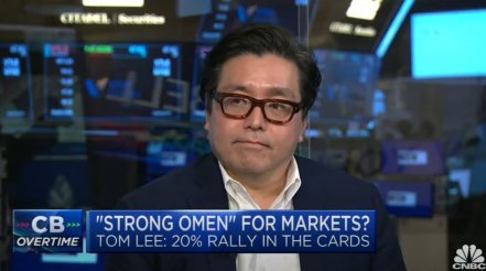 Video: Fundstrat's Tom Lee expects a 20 percent rally this year