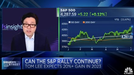 Video: Here's why Fundstrat's Tom Lee expects the S&P 500 to gain over 20% this year