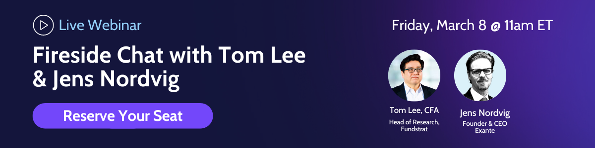 Fireside Chat with Tom Lee  & Jens Nordvig