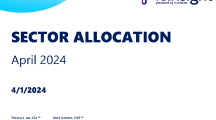 FSI Sector Allocation - April 2024 Update