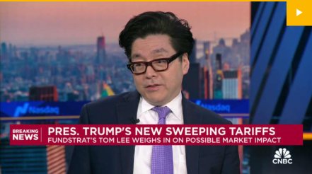 Fundstrat’s Tom Lee on Pres. Trump’s tariffs: There’s downside protection to the markets