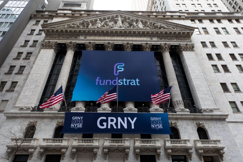 Fundstrat Celebrates Launch of GRNY ETF by Ringing Opening Bell at the New York Stock Exchange