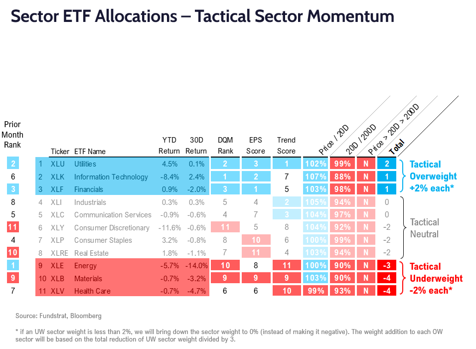 FSI Sector Allocation - May 2025 Update