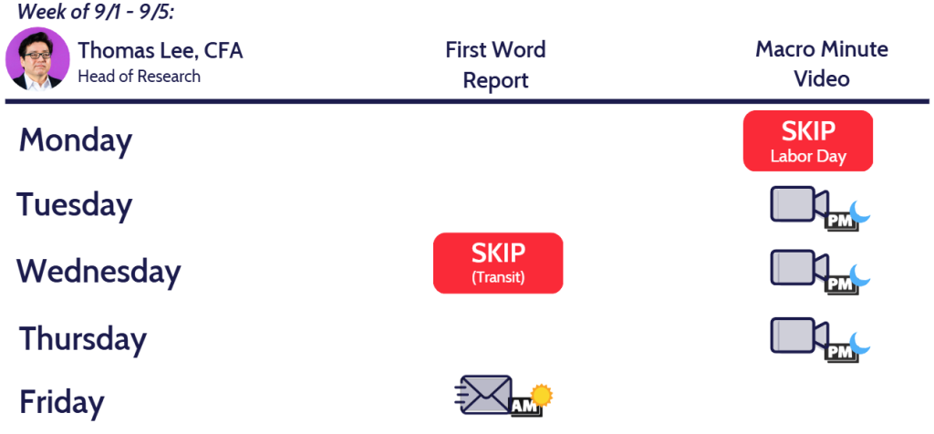 Video: Macro Minute: Waller dovish comments support stocks in September. Waller argues tariff inflation transitory, which is our base case